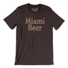 Miami Beer Men/Unisex T-Shirt-Brown-Allegiant Goods Co. Vintage Sports Apparel