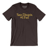 San Diego's Number 1 Fan Men/Unisex T-Shirt-Brown-Allegiant Goods Co. Vintage Sports Apparel