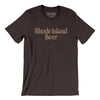 Rhode Island Beer Men/Unisex T-Shirt-Brown-Allegiant Goods Co. Vintage Sports Apparel