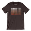 Cleveland Repeat Men/Unisex T-Shirt-Brown-Allegiant Goods Co. Vintage Sports Apparel