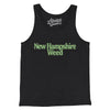 New Hampshire Weed Men/Unisex Tank Top-Charcoal Black TriBlend-Allegiant Goods Co. Vintage Sports Apparel