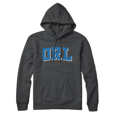 Orl Varsity Hoodie-Charcoal Heather-Allegiant Goods Co. Vintage Sports Apparel