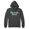 Wisconsin Weed Hoodie-Charcoal Heather-Allegiant Goods Co. Vintage Sports Apparel