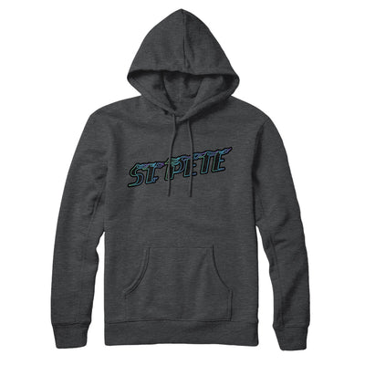 St. Pete Connect Hoodie-Charcoal Heather-Allegiant Goods Co. Vintage Sports Apparel