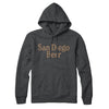 San Diego Beer Hoodie-Charcoal Heather-Allegiant Goods Co. Vintage Sports Apparel