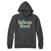 Indiana Weed Hoodie-Charcoal Heather-Allegiant Goods Co. Vintage Sports Apparel