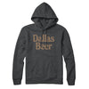 Dallas Beer Hoodie-Charcoal Heather-Allegiant Goods Co. Vintage Sports Apparel