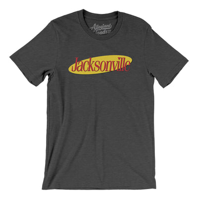 Jacksonville Seinfeld Men/Unisex T-Shirt-Dark Grey Heather-Allegiant Goods Co. Vintage Sports Apparel