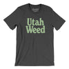 Utah Weed Men/Unisex T-Shirt-Dark Grey Heather-Allegiant Goods Co. Vintage Sports Apparel