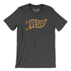 Vegas Pennant Men/Unisex T-Shirt-Dark Grey Heather-Allegiant Goods Co. Vintage Sports Apparel