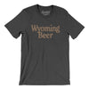 Wyoming Beer Men/Unisex T-Shirt-Dark Grey Heather-Allegiant Goods Co. Vintage Sports Apparel