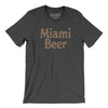 Miami Beer Men/Unisex T-Shirt-Dark Grey Heather-Allegiant Goods Co. Vintage Sports Apparel