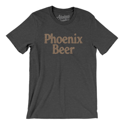 Phoenix Beer Men/Unisex T-Shirt-Dark Grey Heather-Allegiant Goods Co. Vintage Sports Apparel