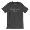 Rhode Island Beer Men/Unisex T-Shirt-Dark Grey Heather-Allegiant Goods Co. Vintage Sports Apparel