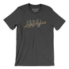 Las Vegas Nv Overprinted Men/Unisex T-Shirt-Dark Grey Heather-Allegiant Goods Co. Vintage Sports Apparel