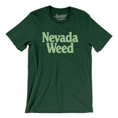 Nevada Weed Men/Unisex T-Shirt-Forest-Allegiant Goods Co. Vintage Sports Apparel