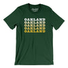 Oakland Repeat Men/Unisex T-Shirt-Forest-Allegiant Goods Co. Vintage Sports Apparel