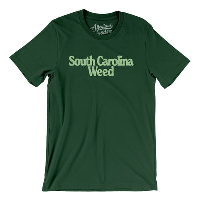 South Carolina Weed Men/Unisex T-Shirt-Forest-Allegiant Goods Co. Vintage Sports Apparel