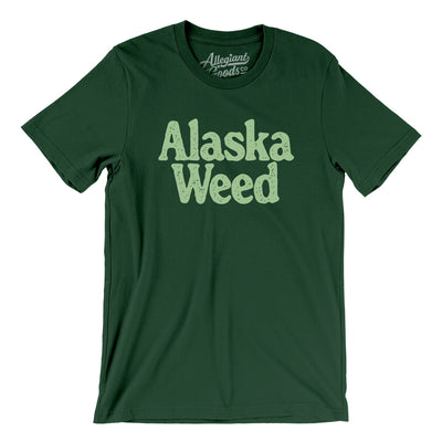 Alaska Weed Men/Unisex T-Shirt-Forest-Allegiant Goods Co. Vintage Sports Apparel