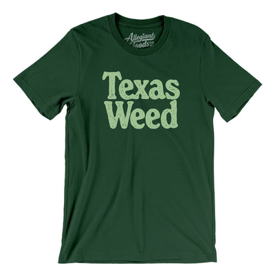 Texas Weed Men/Unisex T-Shirt-Forest-Allegiant Goods Co. Vintage Sports Apparel