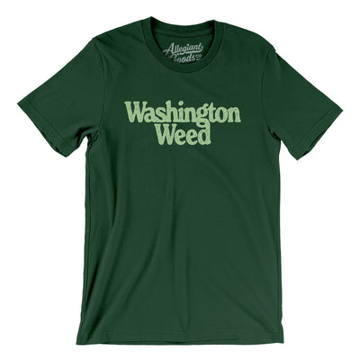 Washington Weed Men/Unisex T-Shirt-Forest-Allegiant Goods Co. Vintage Sports Apparel