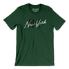 New York Ny Overprinted Men/Unisex T-Shirt-Forest-Allegiant Goods Co. Vintage Sports Apparel