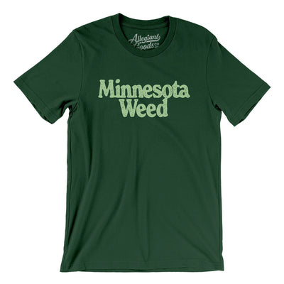 Minnesota Weed Men/Unisex T-Shirt-Forest-Allegiant Goods Co. Vintage Sports Apparel