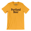 Portland Beer Men/Unisex T-Shirt-Gold-Allegiant Goods Co. Vintage Sports Apparel