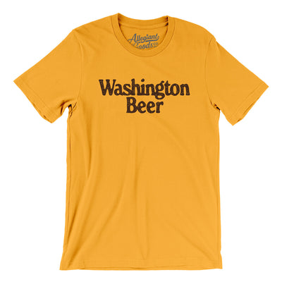 Washington Beer Men/Unisex T-Shirt-Gold-Allegiant Goods Co. Vintage Sports Apparel