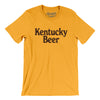 Kentucky Beer Men/Unisex T-Shirt-Gold-Allegiant Goods Co. Vintage Sports Apparel