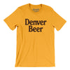 Denver Beer Men/Unisex T-Shirt-Gold-Allegiant Goods Co. Vintage Sports Apparel