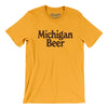 Michigan Beer Men/Unisex T-Shirt-Gold-Allegiant Goods Co. Vintage Sports Apparel