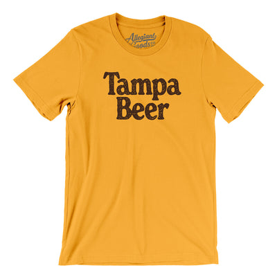 Tampa Beer Men/Unisex T-Shirt-Gold-Allegiant Goods Co. Vintage Sports Apparel