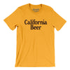 California Beer Men/Unisex T-Shirt-Gold-Allegiant Goods Co. Vintage Sports Apparel