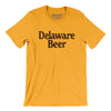 Delaware Beer Men/Unisex T-Shirt-Gold-Allegiant Goods Co. Vintage Sports Apparel