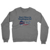 Don't Move To Washington Dc Midweight French Terry Crewneck Sweatshirt-Graphite Heather-Allegiant Goods Co. Vintage Sports Apparel