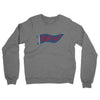 Buffalo Pennant Midweight French Terry Crewneck Sweatshirt-Graphite Heather-Allegiant Goods Co. Vintage Sports Apparel