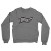 Brooklyn Pennant Midweight French Terry Crewneck Sweatshirt-Graphite Heather-Allegiant Goods Co. Vintage Sports Apparel