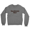 San Antonio Beer Midweight French Terry Crewneck Sweatshirt-Graphite Heather-Allegiant Goods Co. Vintage Sports Apparel