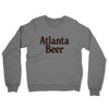 Atlanta Beer Midweight French Terry Crewneck Sweatshirt-Graphite Heather-Allegiant Goods Co. Vintage Sports Apparel