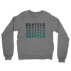 Seattle Repeat Midweight French Terry Crewneck Sweatshirt-Graphite Heather-Allegiant Goods Co. Vintage Sports Apparel