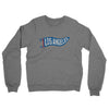 Los Angeles Pennant Midweight French Terry Crewneck Sweatshirt-Graphite Heather-Allegiant Goods Co. Vintage Sports Apparel