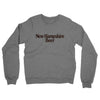 New Hampshire Beer Midweight French Terry Crewneck Sweatshirt-Graphite Heather-Allegiant Goods Co. Vintage Sports Apparel