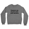 There's No Place Like New Mexico Midweight French Terry Crewneck Sweatshirt-Graphite Heather-Allegiant Goods Co. Vintage Sports Apparel