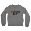 Alabama Beer Midweight French Terry Crewneck Sweatshirt-Graphite Heather-Allegiant Goods Co. Vintage Sports Apparel