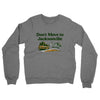 Don't Move To Jacksonville Midweight French Terry Crewneck Sweatshirt-Graphite Heather-Allegiant Goods Co. Vintage Sports Apparel