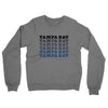 Tampa Bay Repeat Midweight French Terry Crewneck Sweatshirt-Graphite Heather-Allegiant Goods Co. Vintage Sports Apparel