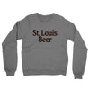 St. Louis Beer Midweight French Terry Crewneck Sweatshirt-Graphite Heather-Allegiant Goods Co. Vintage Sports Apparel