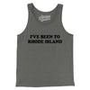 I've Been To Rhode Island Men/Unisex Tank Top-Grey TriBlend-Allegiant Goods Co. Vintage Sports Apparel