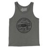 North Carolina State Quarter Men/Unisex Tank Top-Grey TriBlend-Allegiant Goods Co. Vintage Sports Apparel